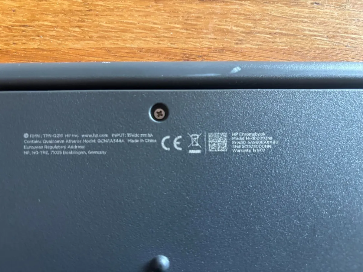 HP Chromebook Model 14-db0003na - Image 3