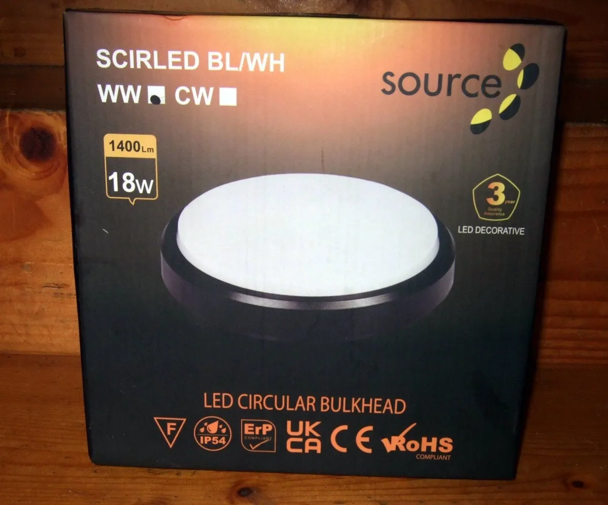 Brand New 18W LED Circular Bulkhead Light – BNIB - Image 3