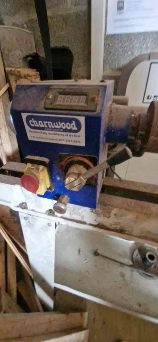 Charnwood wood turning lathe - Image 1