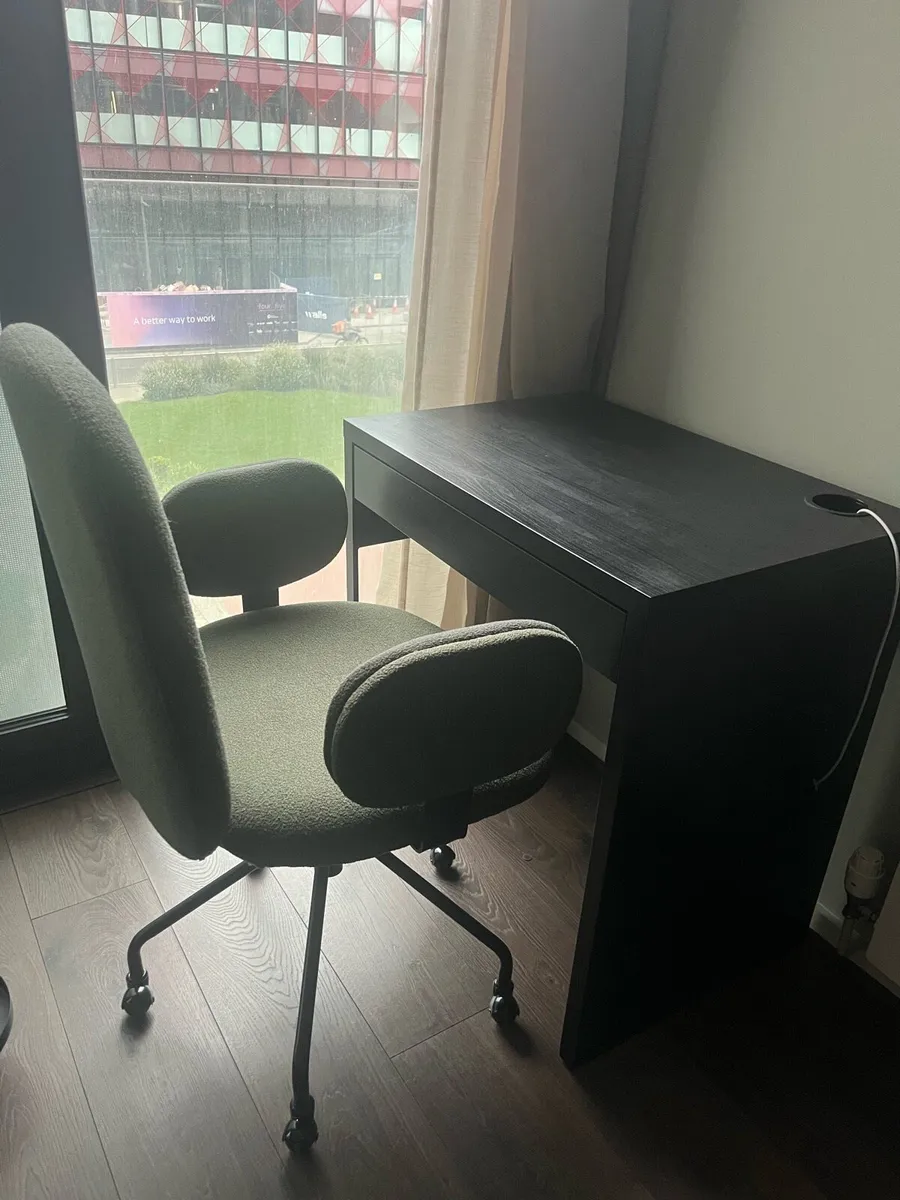 Office desk, black - Image 2