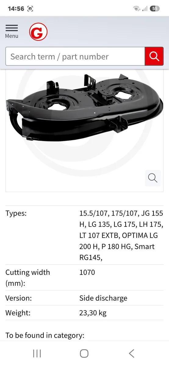 Lawnmower deck 42 inch - Image 3