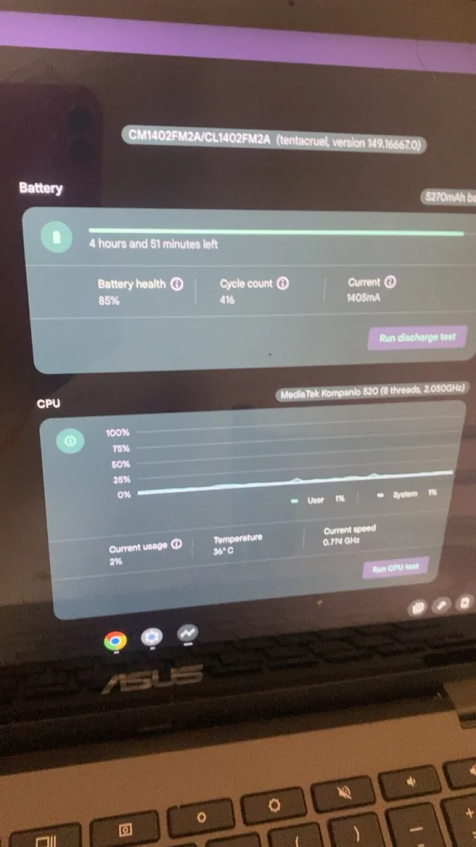 ASUS Chromebook flip 2 in 1 - Image 4