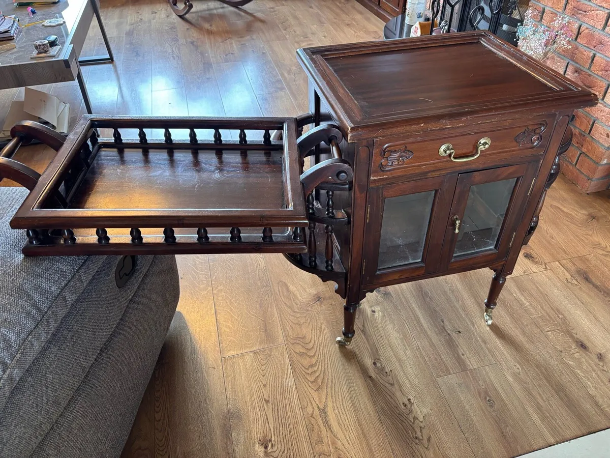 Antique Drinks Trolley - Image 3