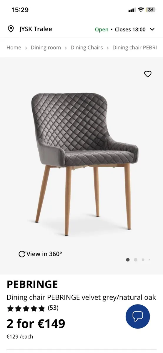 Dining Chairs set of 4 - Image 1