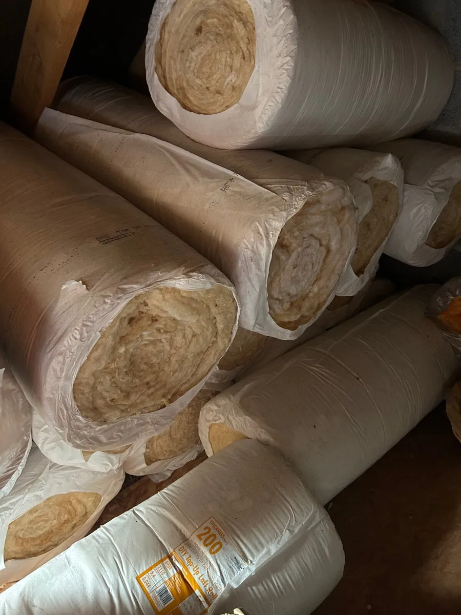 Attic insulation 28 rolls available. - Image 2