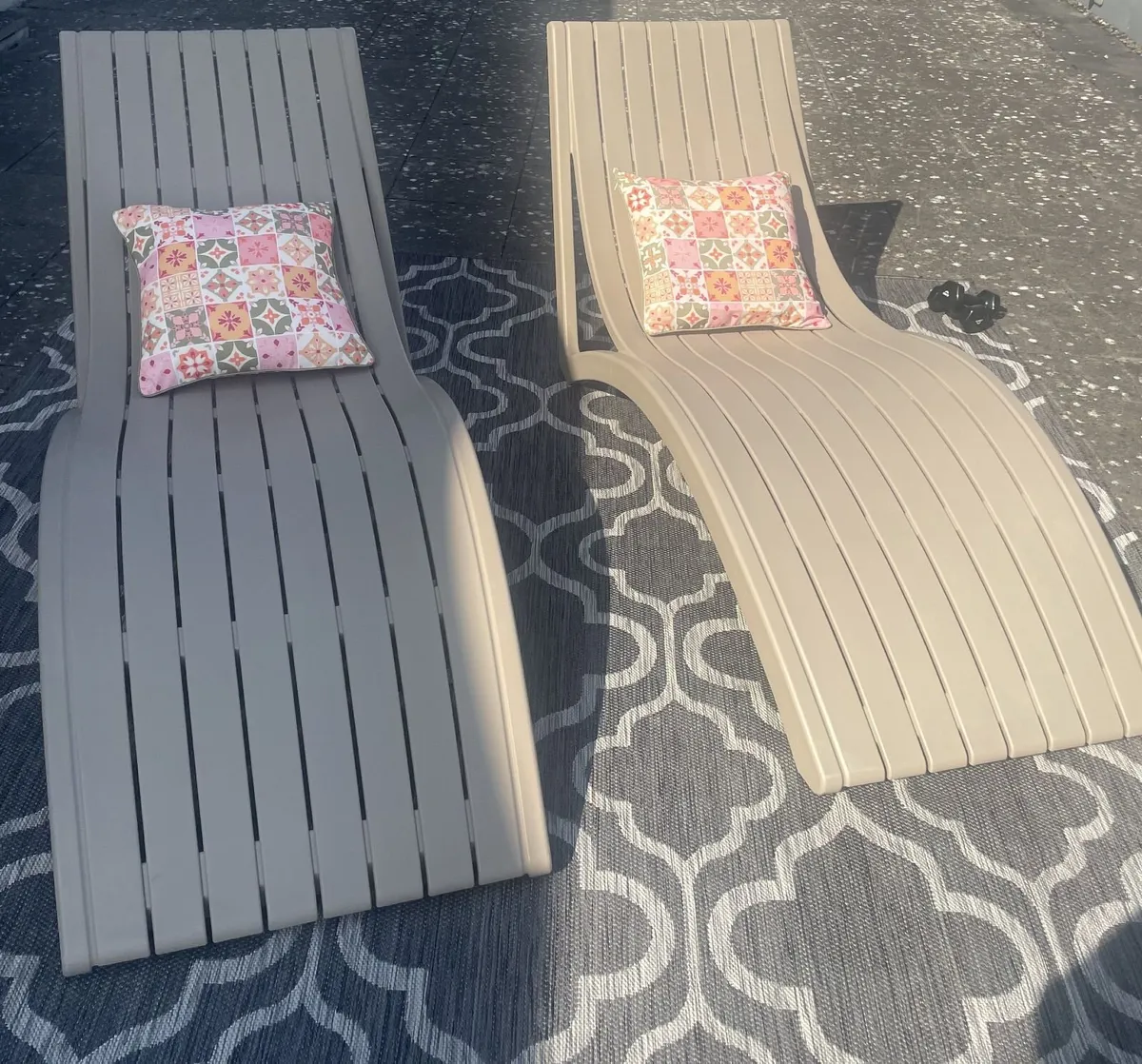 Garden Sunloungers - Image 1