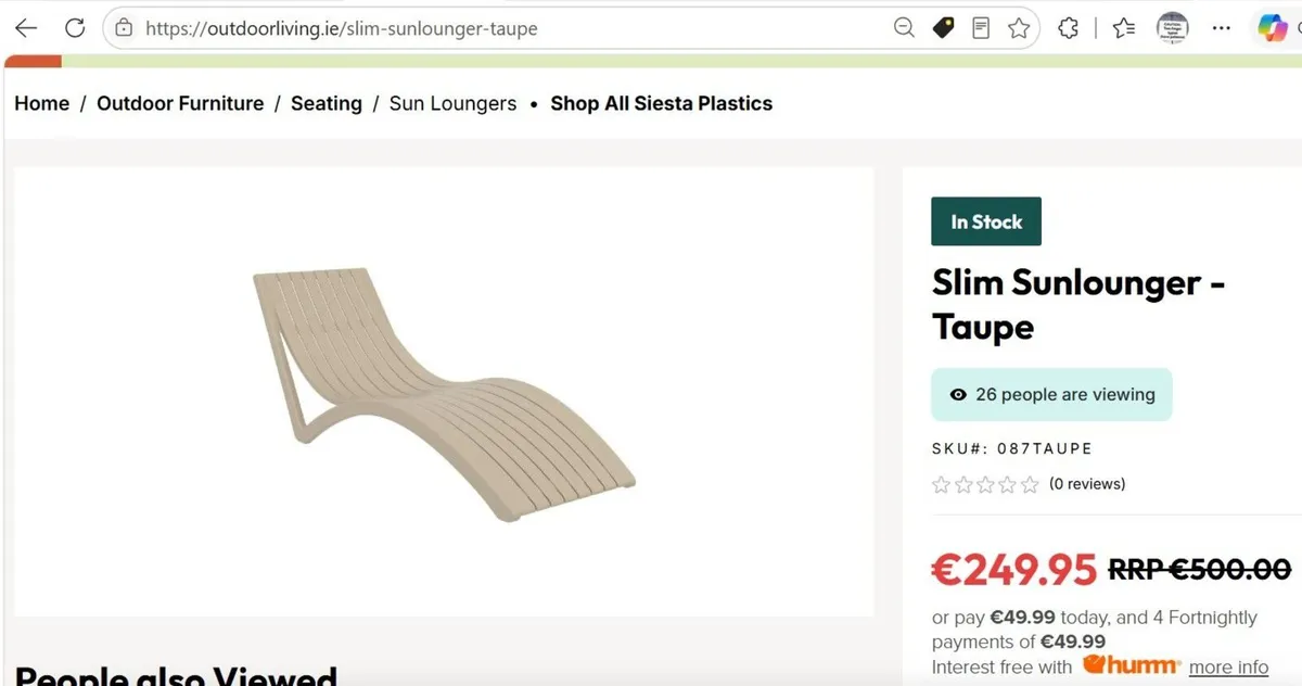 Garden Sunloungers - Image 4