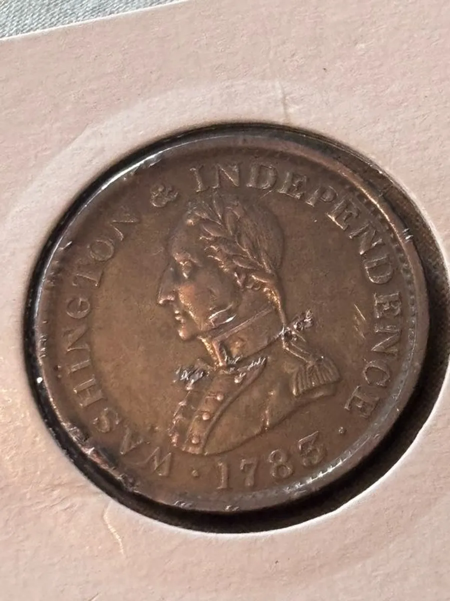 1783 Washington "Cent", Military Bust - Image 2