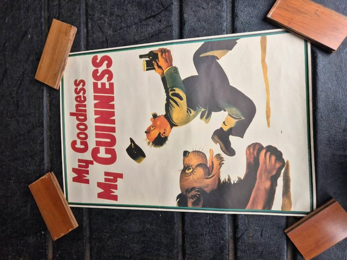 Original Guinness  poster. - Image 3