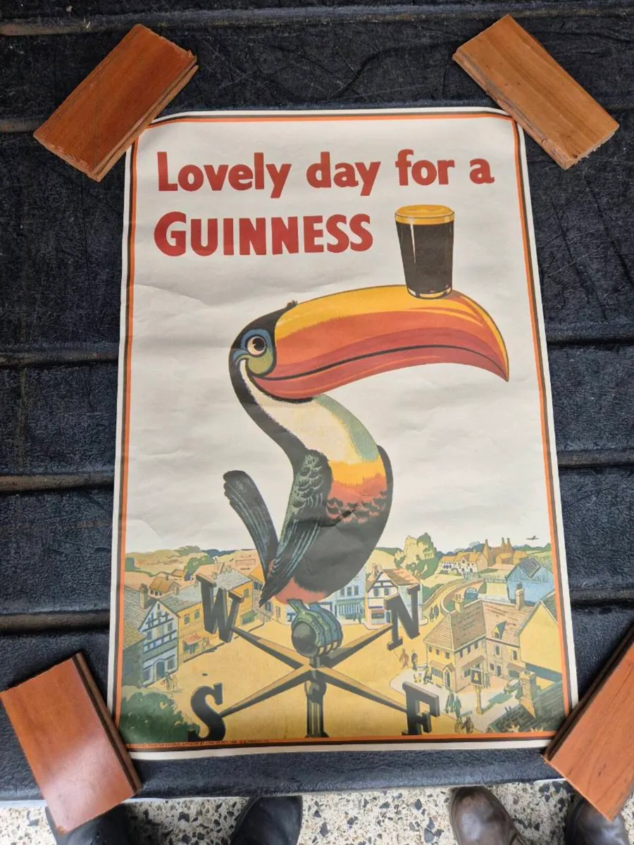 Original Guinness  poster. - Image 1