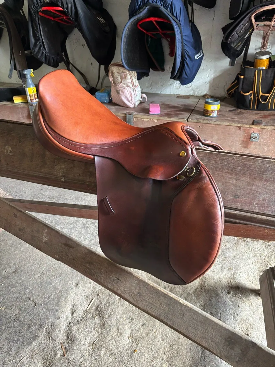 17.5” Jaguar Harry Dabbs Showjumping Saddle - Image 3