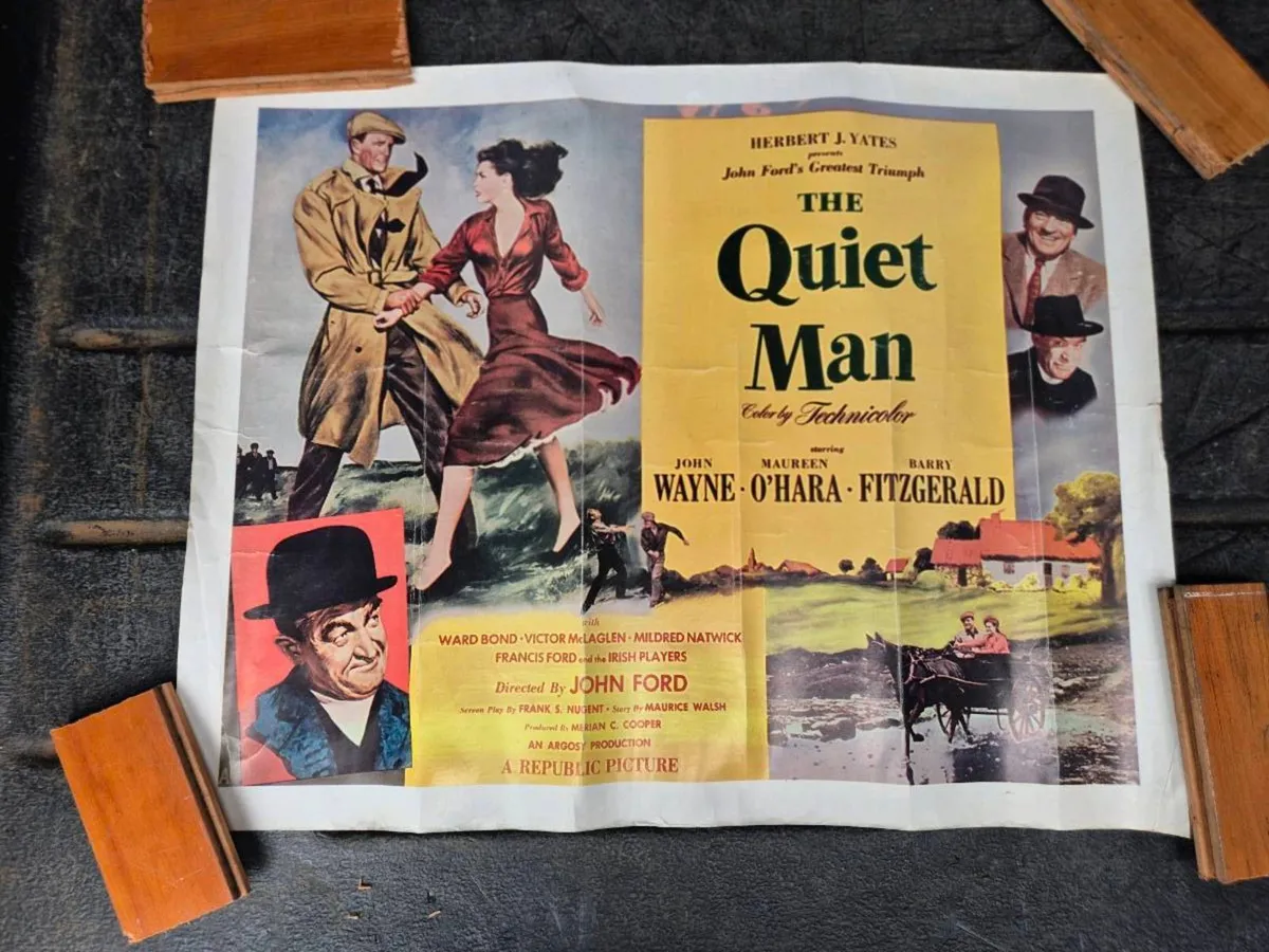 Quiet man poster original - Image 2