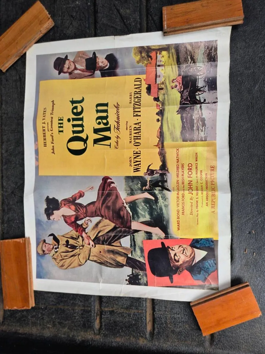 Quiet man poster original - Image 3