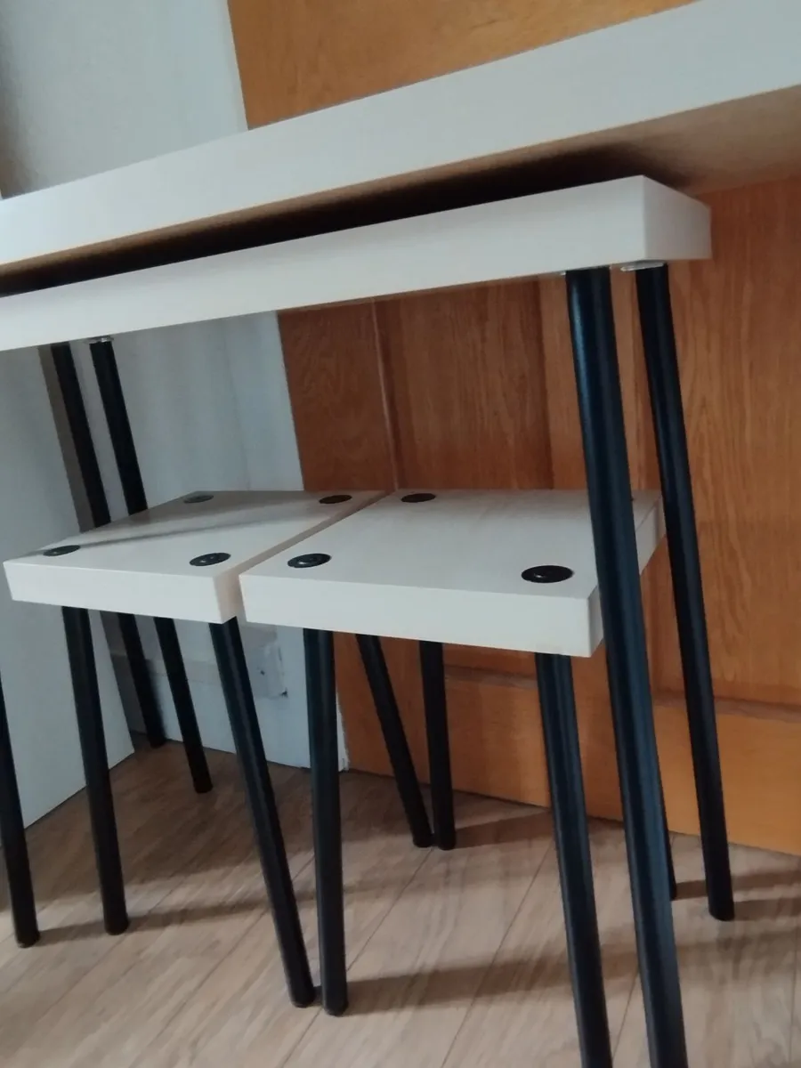 IKEA FRIDNAS Nesting Tables with stools - Image 3