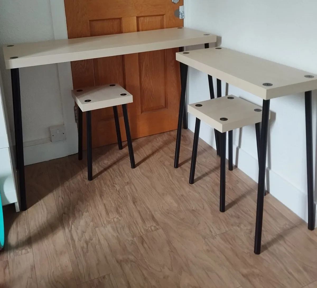 IKEA FRIDNAS Nesting Tables with stools - Image 4