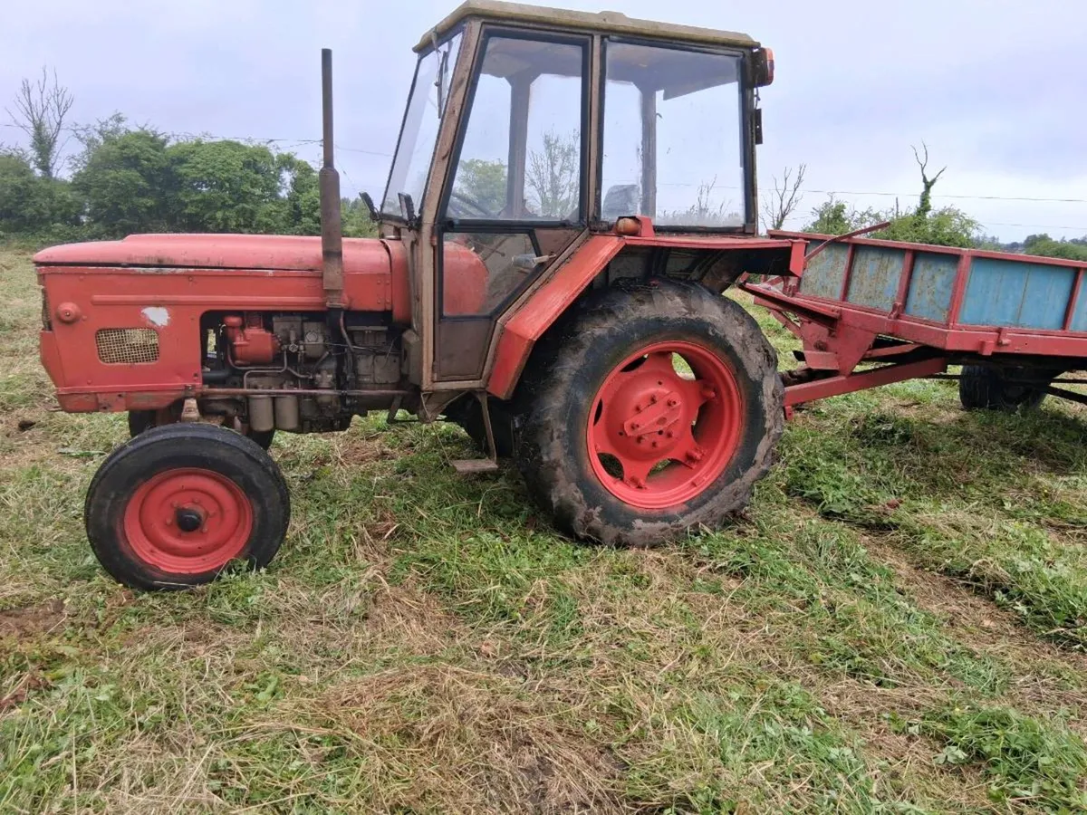 Zetor 4718 & krone turf/dung trailer - Image 3