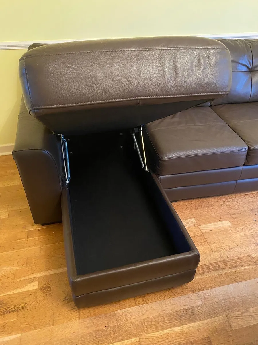 Real leather sofa - Image 2