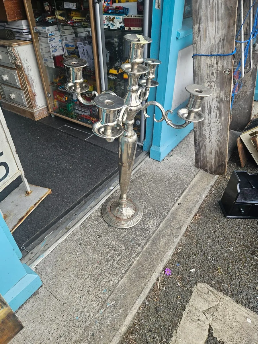 Vintage Large Candle Stick - Image 2