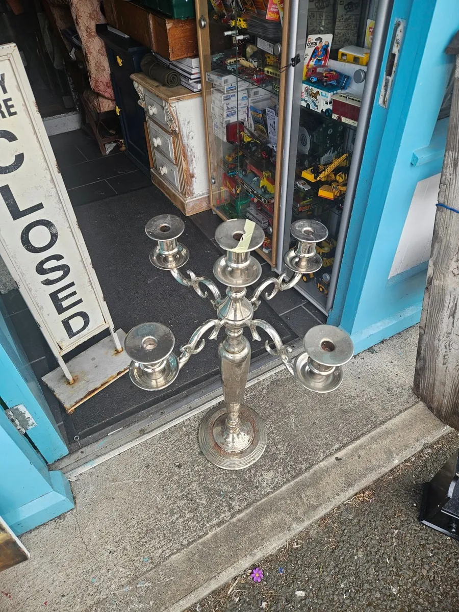 Vintage Large Candle Stick - Image 4