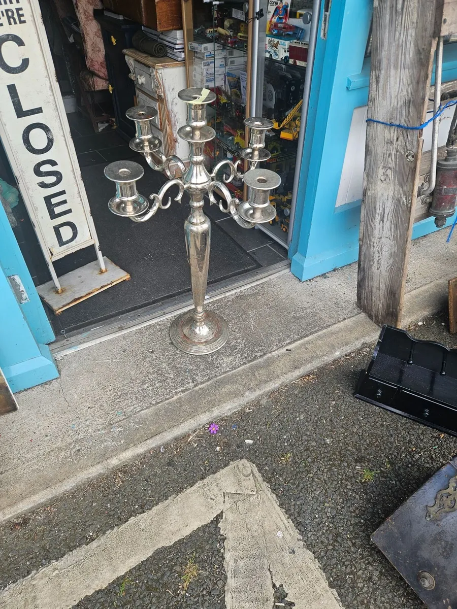 Vintage Large Candle Stick - Image 1