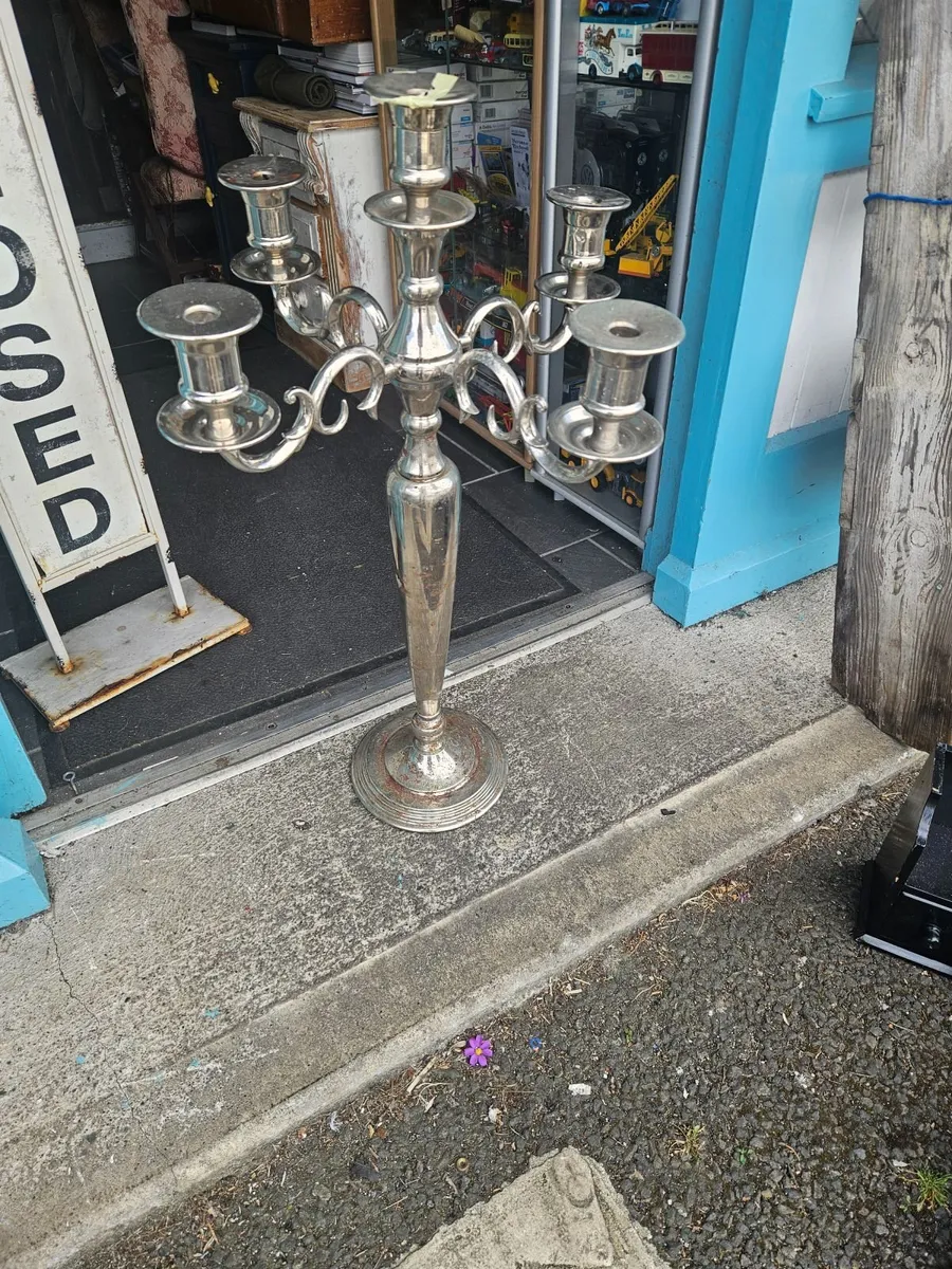 Vintage Large Candle Stick - Image 3