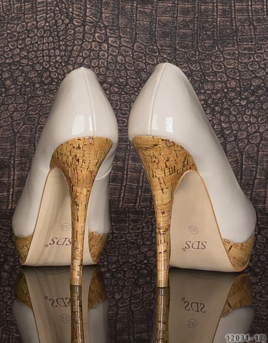 beige shoes high heels size 36 ,40 - Image 2