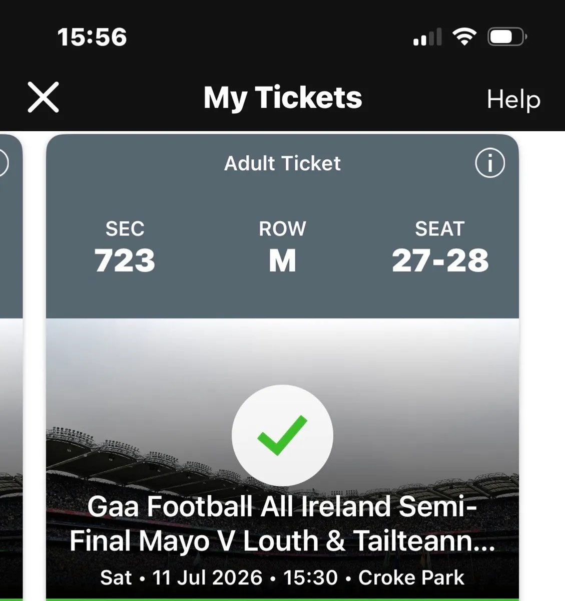 Louth v Mayo tickets - Image 1