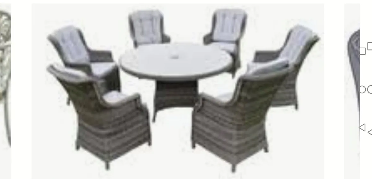 ** SALE** Brand New 6 Seater Dark Grey Rattan Set - Image 2