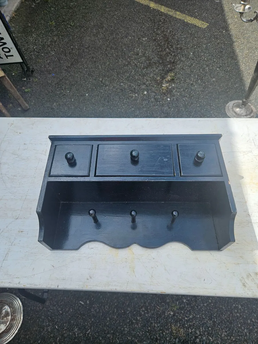 Wall Mounted Storage Coat Stand - Image 1