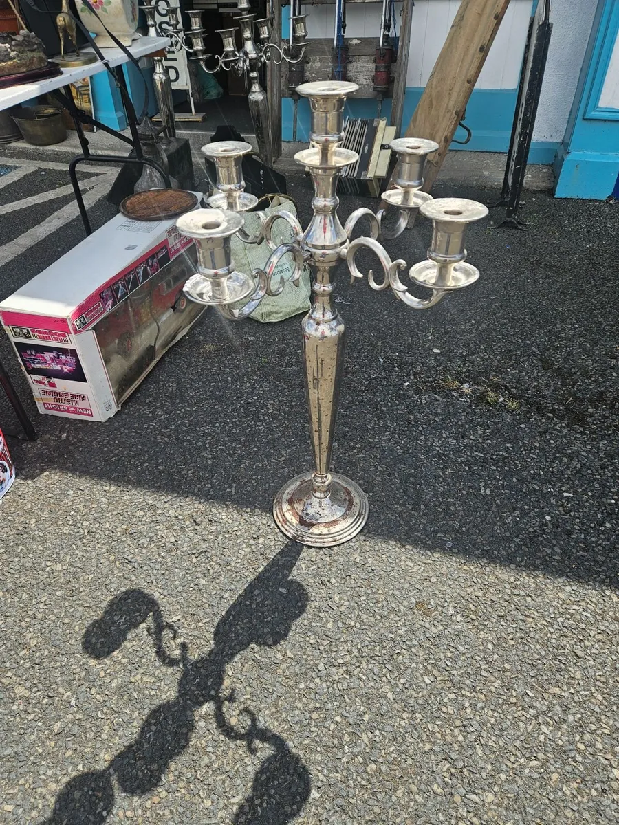 Vintage Large Candle Stick - Image 2