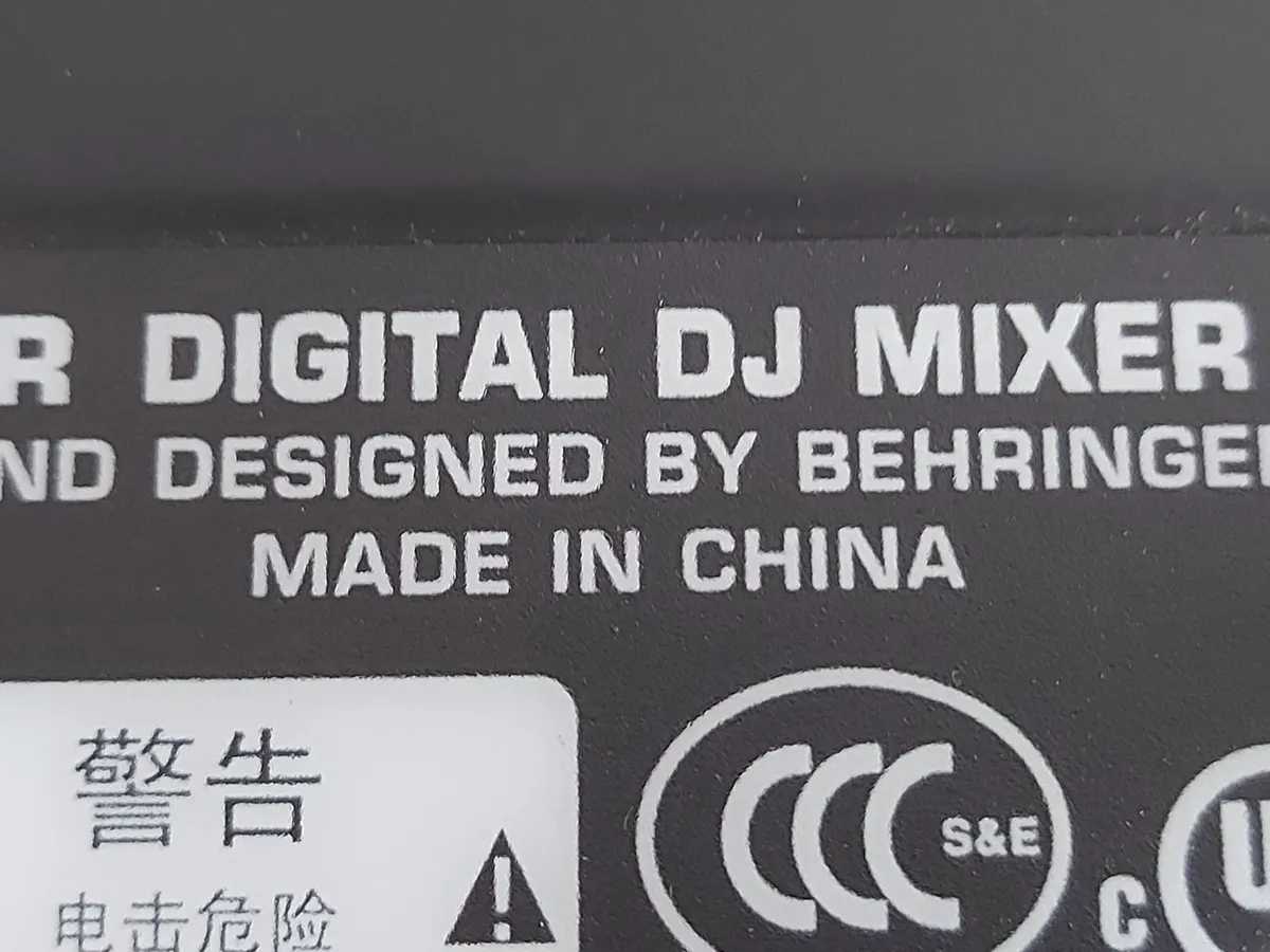 BEHRINGER DIGITAL DJ MIXER DDM4000 with Power Lead - Image 2