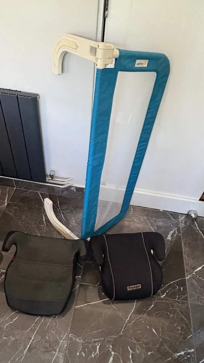Safety bed rail&booster