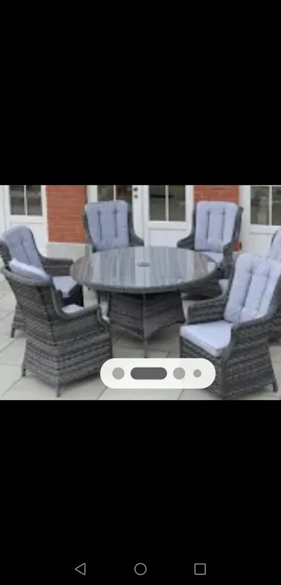 ** SALE** Brand New 6 Seater Dark Grey Rattan Set - Image 1