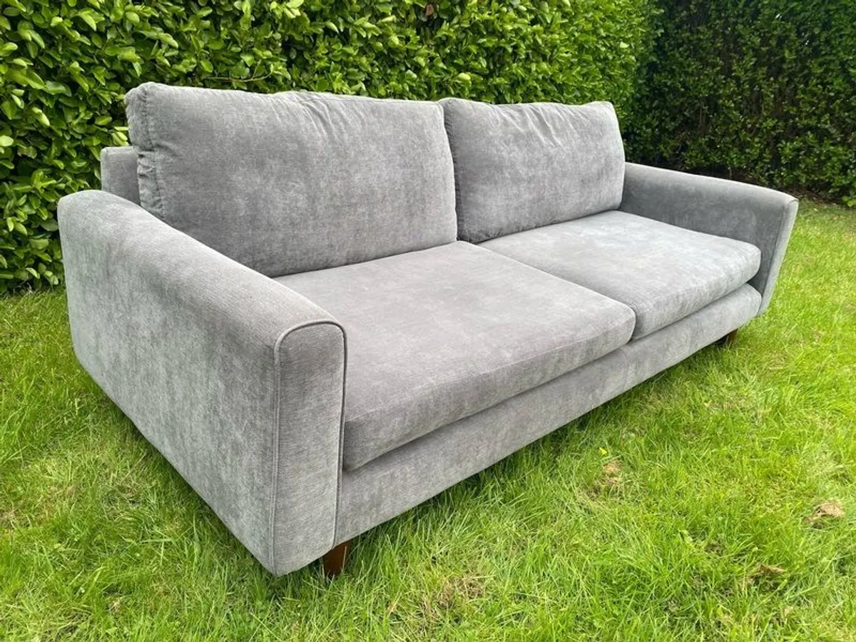 4 seat sofa and footstool - DFS - Image 3