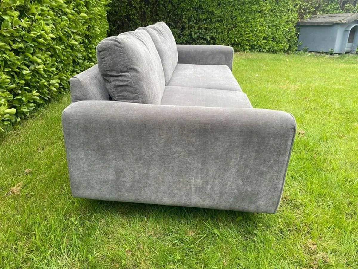 4 seat sofa and footstool - DFS - Image 2