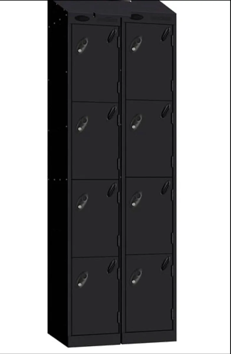 8 Dr Changing Rm Lockers - Sloping Tops & Stands - Image 1