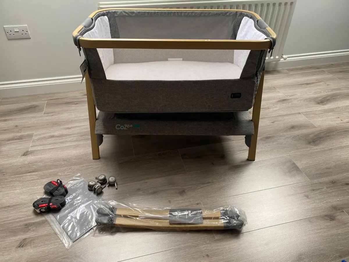 Tutti Bambini CoZee Bedside Crib - Image 1