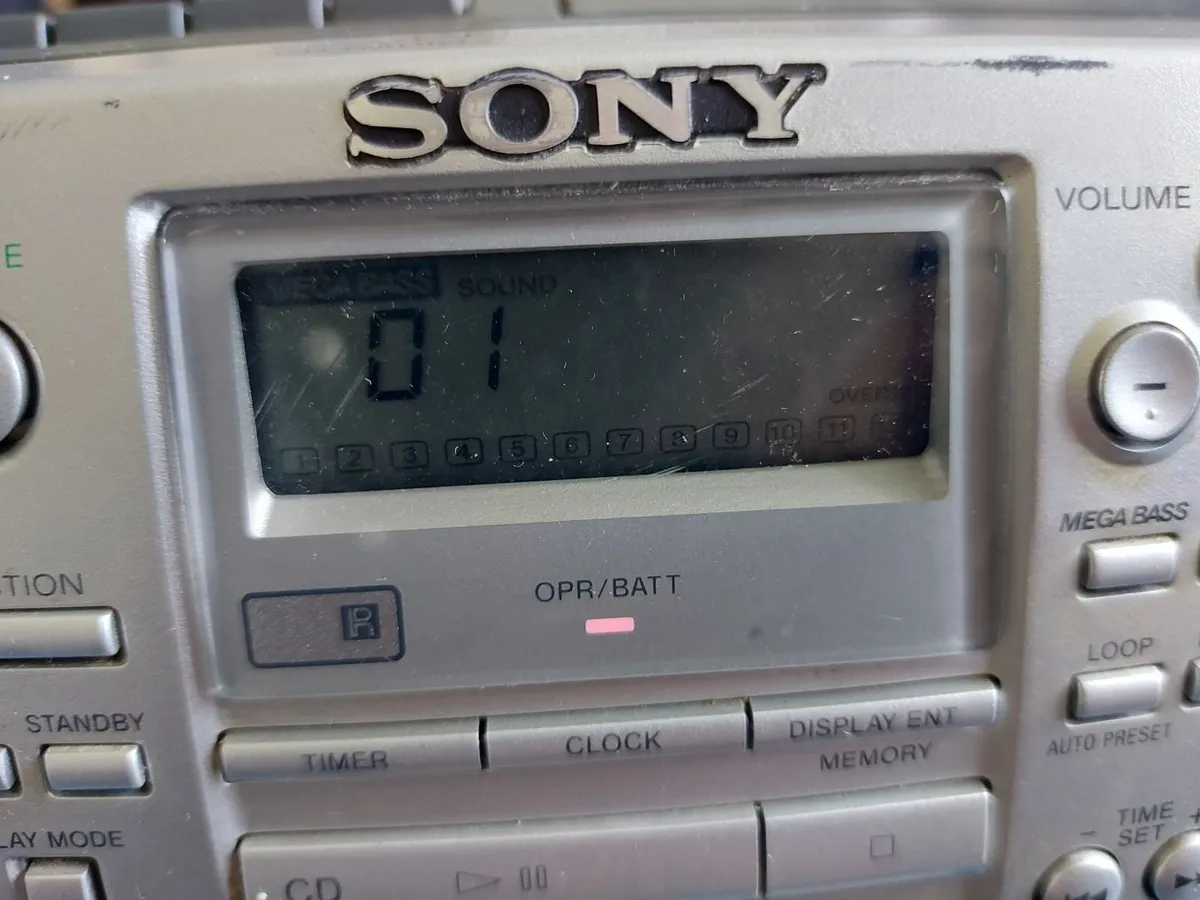 SONY CD-Radio-Cassette-Corder Model CFD-S38L - Image 2