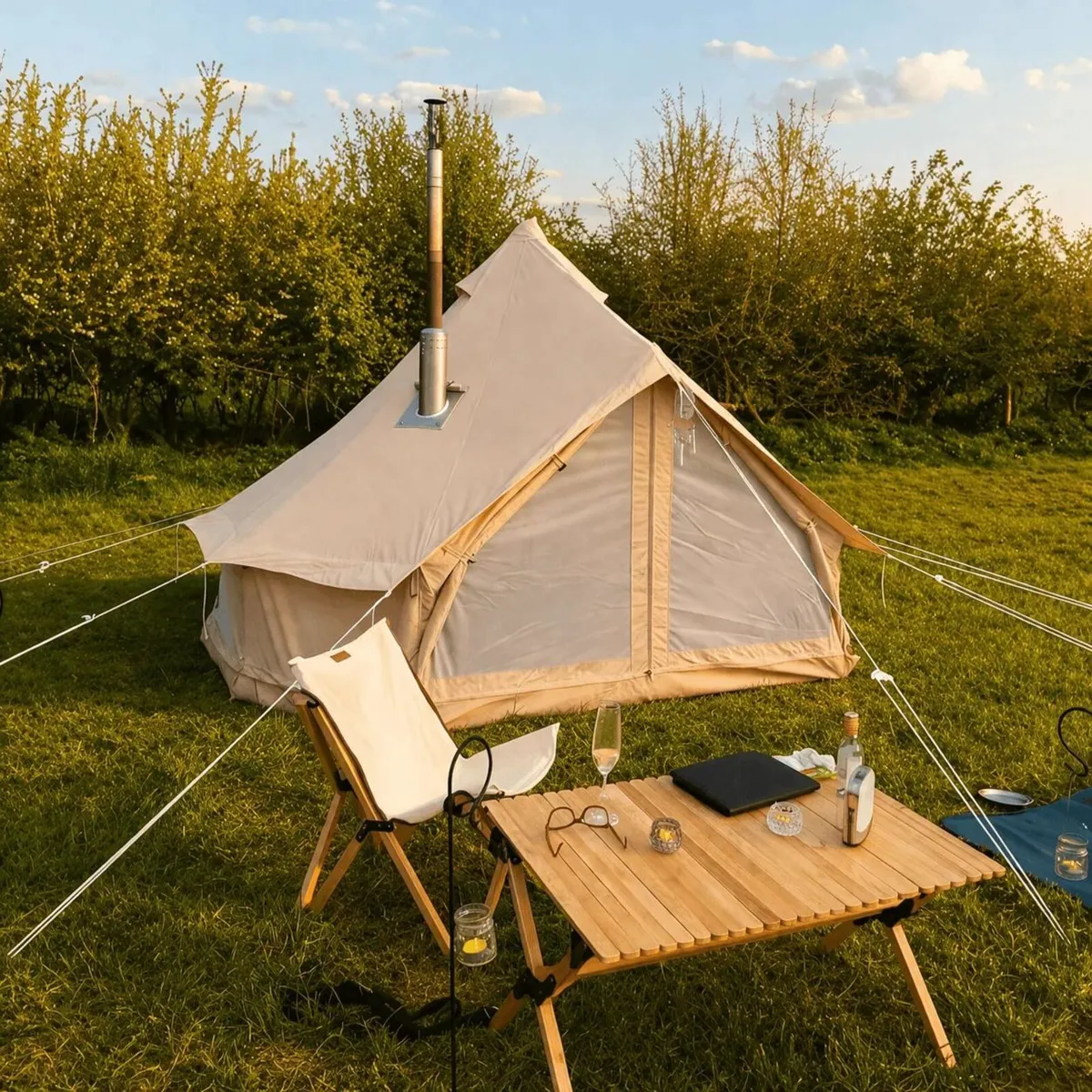 4M fireproof BELL TENT - Image 1