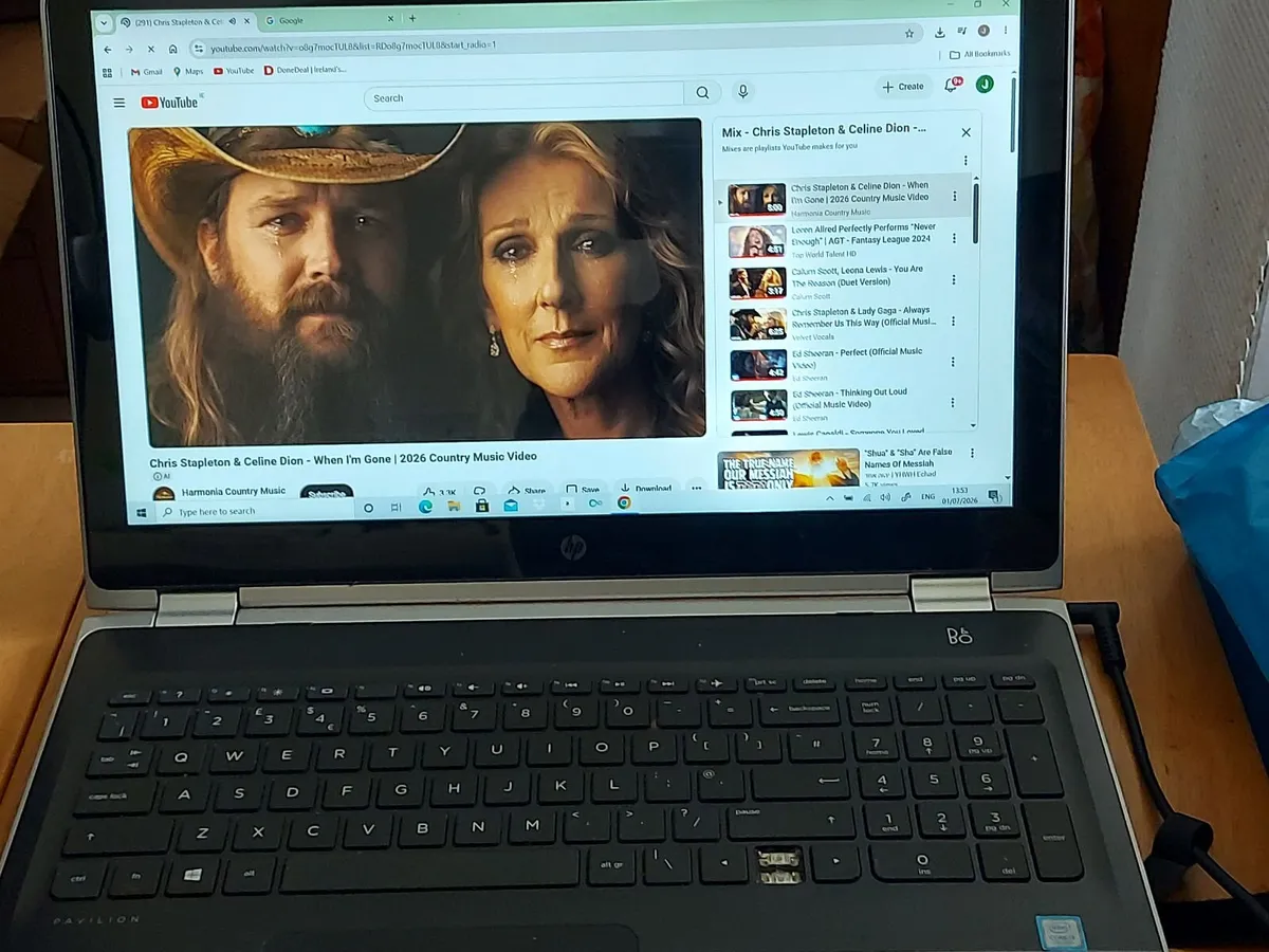 HP 15.6 inch Laptop, Model 15-db0521sa, 4GB Ram, w - Image 2