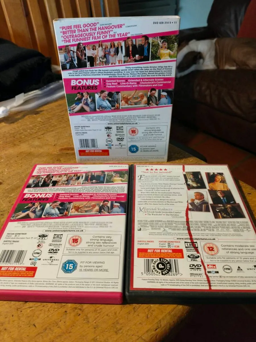 Dvds, Bridesmaids, intorelable cruelty. Great cond - Image 2