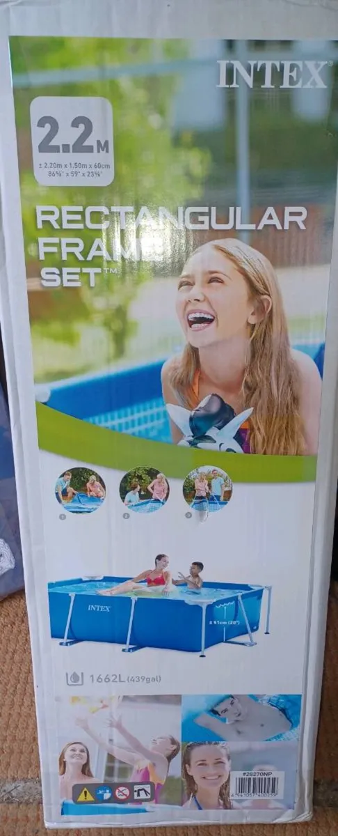 Intex Rectangular Frame Swimming Pool - Image 1