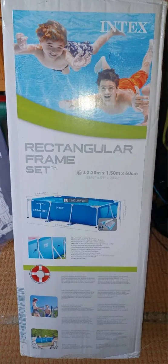 Intex Rectangular Frame Swimming Pool - Image 2