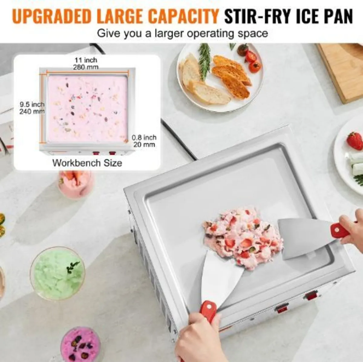 Fried Ice Cream Roll Machine - Image 3