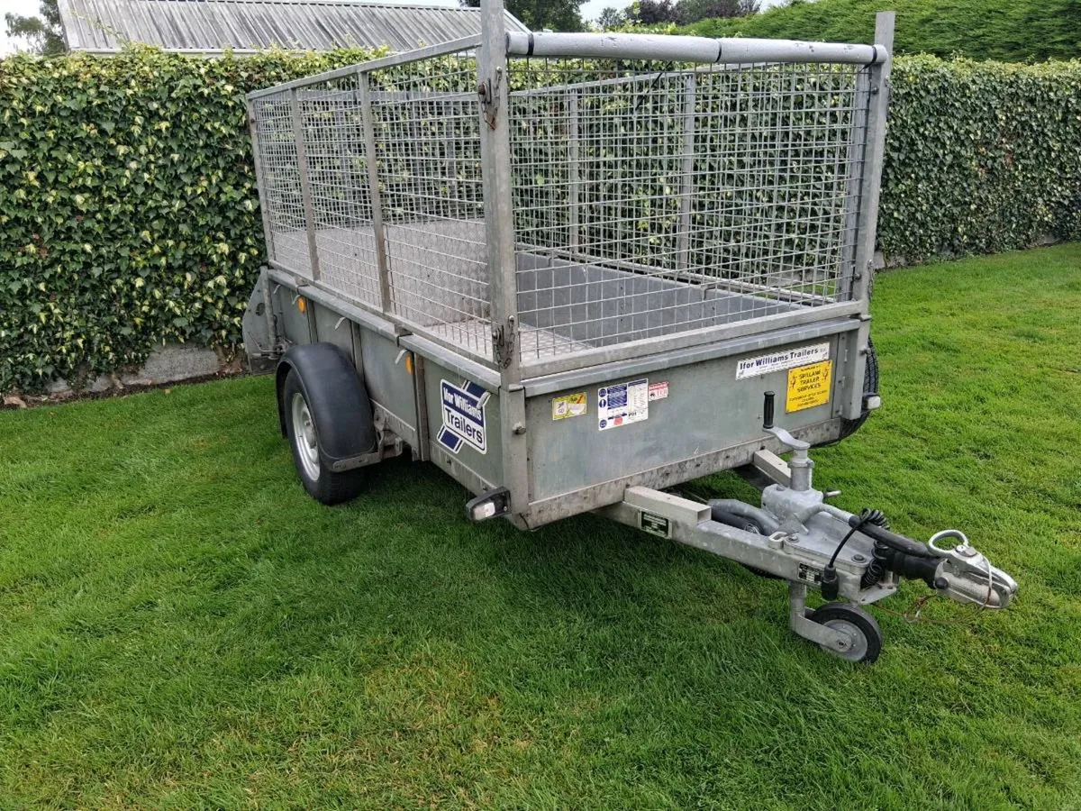 8x4 single axel ifor Williams trailer - Image 2