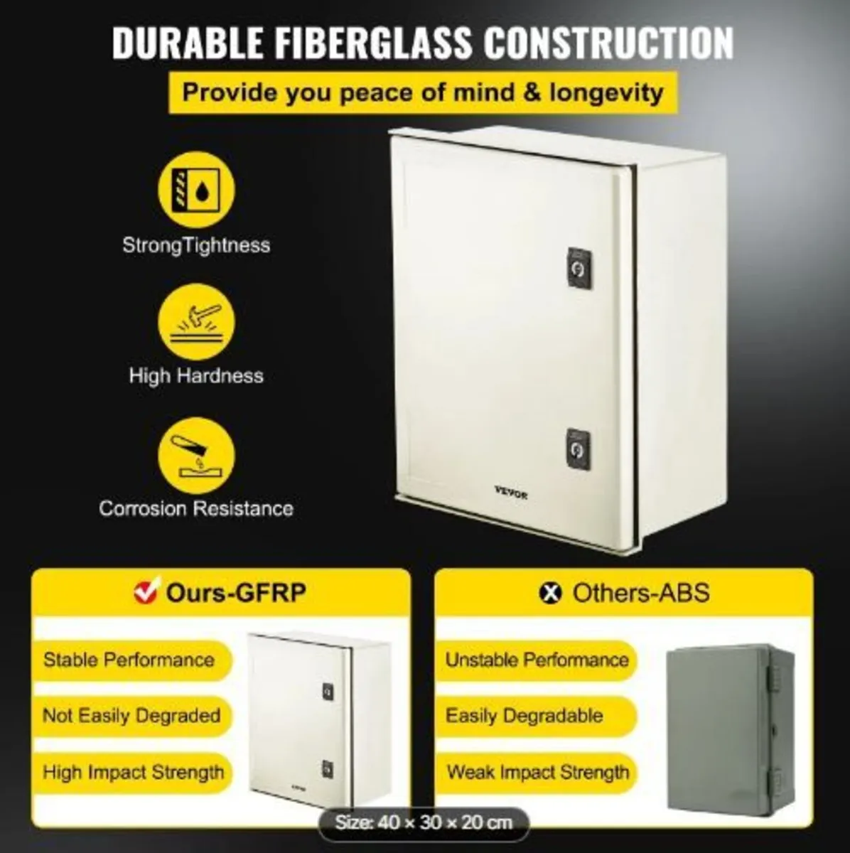 NEMA Fiberglass Enclosure - Image 3