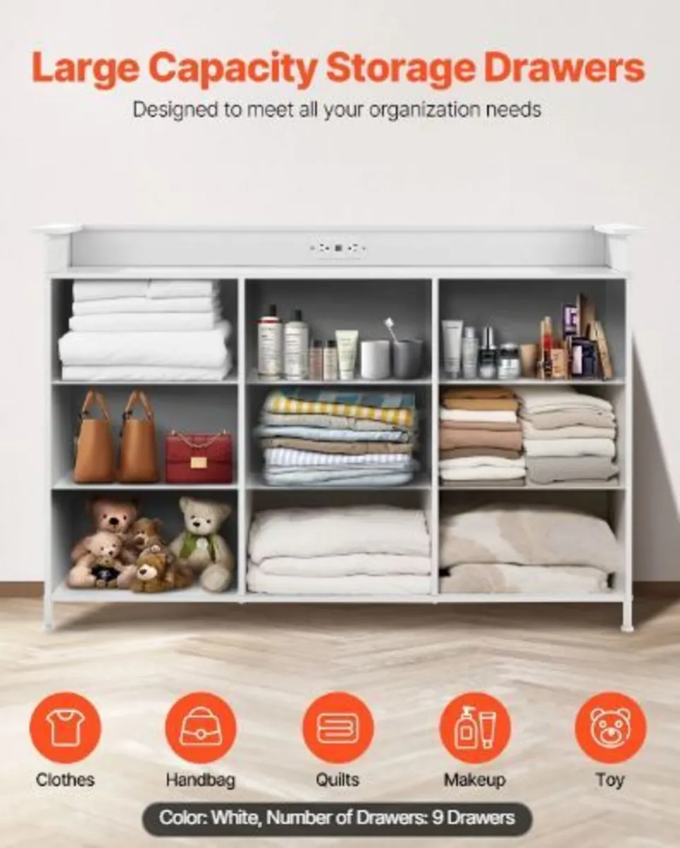 9 Drawer Dresser, Tall Drawer - Image 4