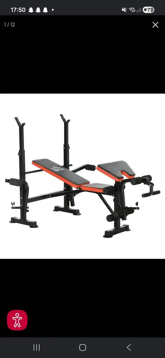 Weight bench/boxing bag - Image 1