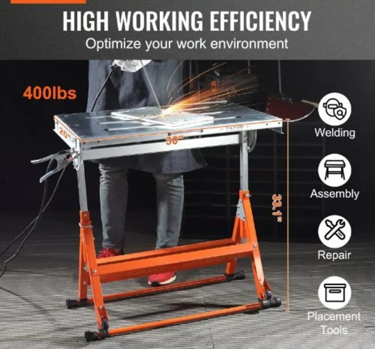 Welding Table 76.2 cm x 50.8 cm - Image 1
