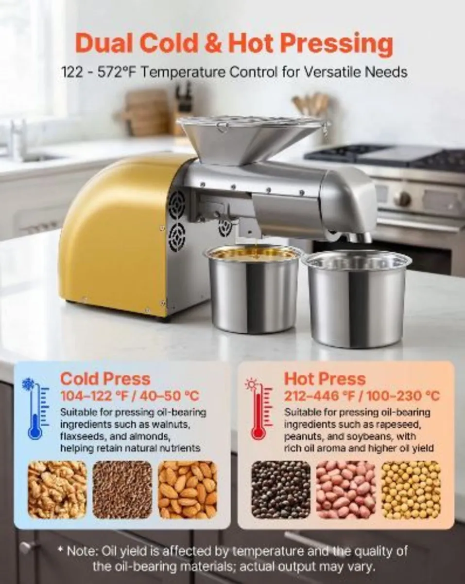 Oil Press Machine, 5KG/H Capacity, 1250W - Image 4